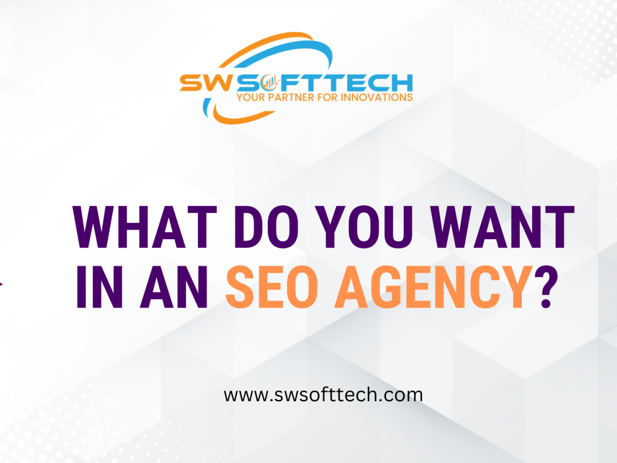 What do you want in an SEO Agency?